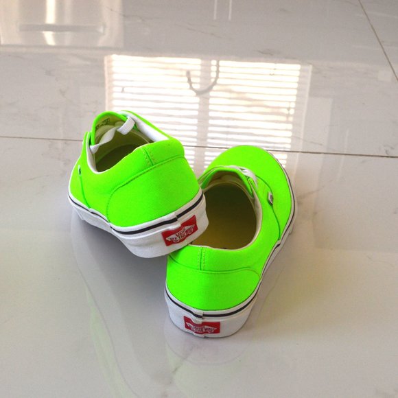 vans era neon green gecko sneaker shoes new - Picture 8 of 9